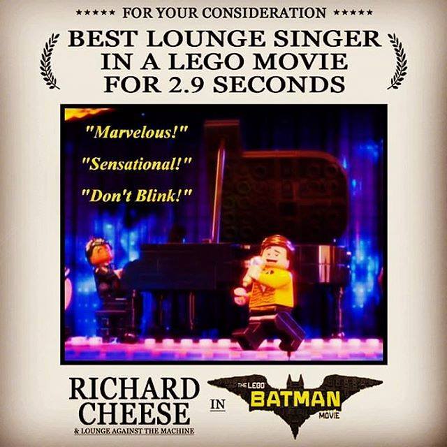 Swinging Through Gotham: Richard Cheese Lounges Up The LEGO Batman Movie